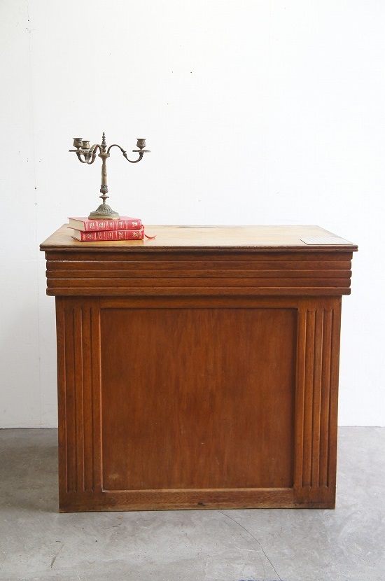 フランスアンティーク　ウッドカウンター