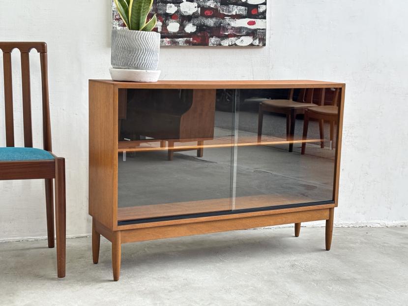 イギリスヴィンテージ Greaves & Thomasブックケース/ガラスキャビネット