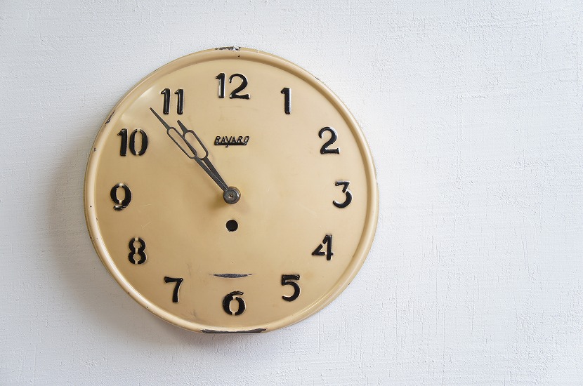 フランスヴィンテージ BAYARD製スチールウォールクロック