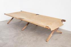 イギリスヴィンテージ　ミリタリー折りたたみベッド(コット)