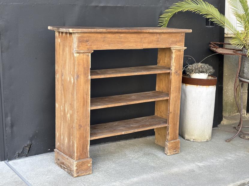 フランスアンティーク オールドパイン オープンシェルフ