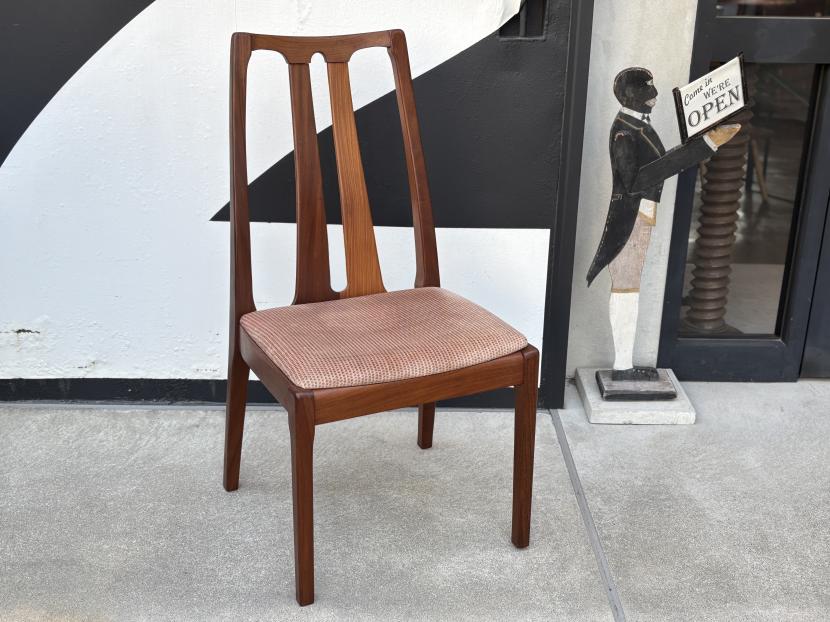 イギリス ヴィンテージ Nathan ネイサン ダイニングチェア ファブリックD