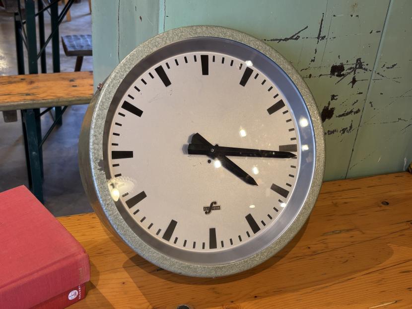 ドイツヴィンテージ　ELFEMA インダストリアルクロック