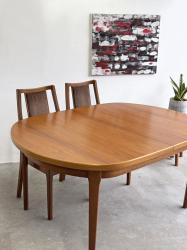 イギリスヴィンテージ　エクステンションダイニングテーブル