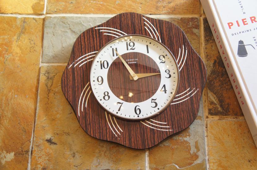 フランスヴィンテージ　VEDETTE ウォールクロック
