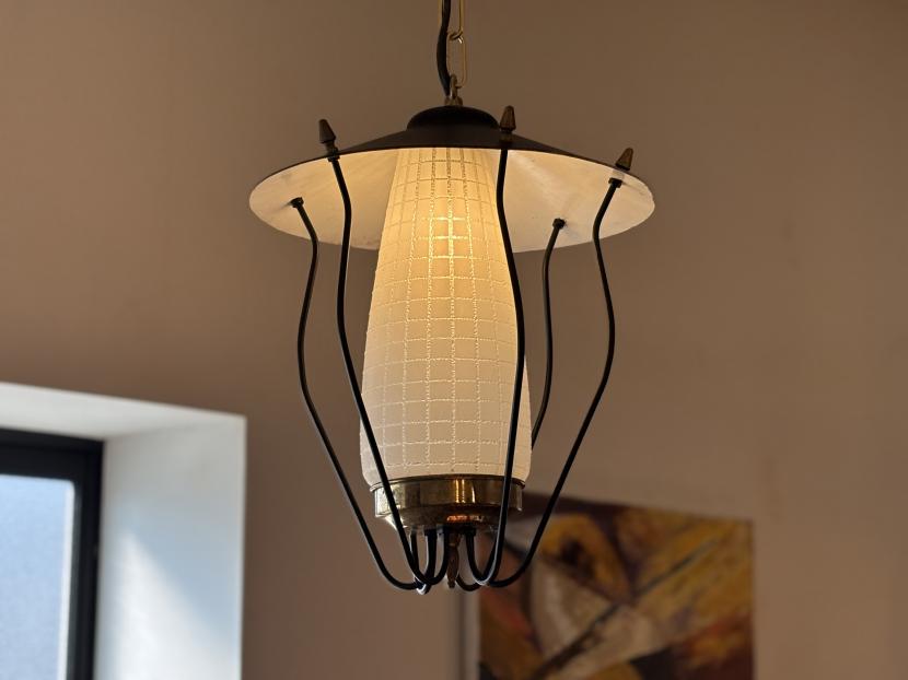 1950's ドイツ ヴィンテージモダンペンダントランプ