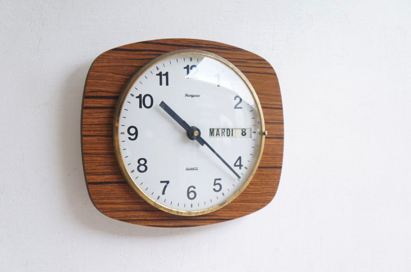 フランス ヴィンテージ Hangarter製 ウォールクロック