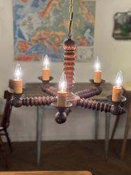 フランスアンティーク　5灯シャンデリア