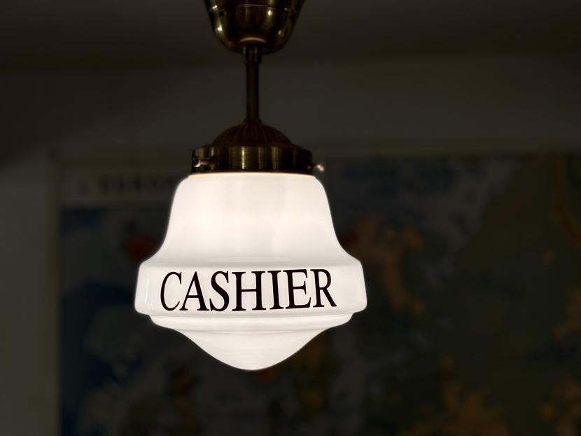 MIDWAY スクールハウス CASHIERランプ