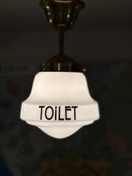 MIDWAY スクールハウス TOILETランプ