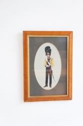 イギリスアンティーク　Coldstream Guards 1821 額絵