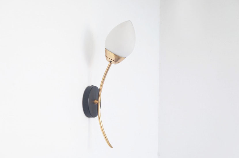 フレンチミッドセンチュリー　ヴィンテージブラケットランプ (在庫2)