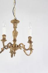 フランスアンティーク　5灯シャンデリア