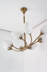 フレンチミッドセンチュリー 8灯 モダンシャンデリア