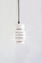 イギリスヴィンテージ　ガラスペンダントランプ