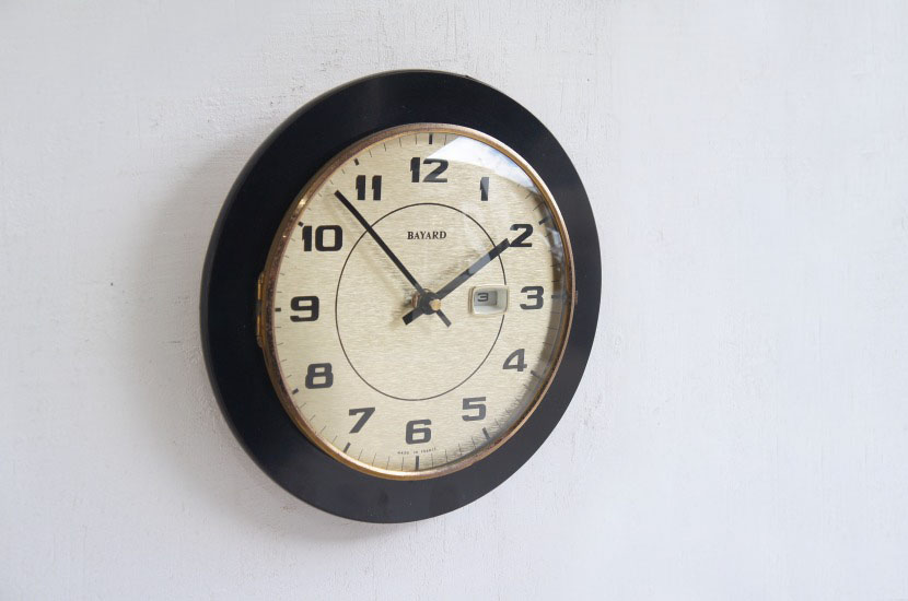 フランス ヴィンテージ BAYARD製 ウォールクロック