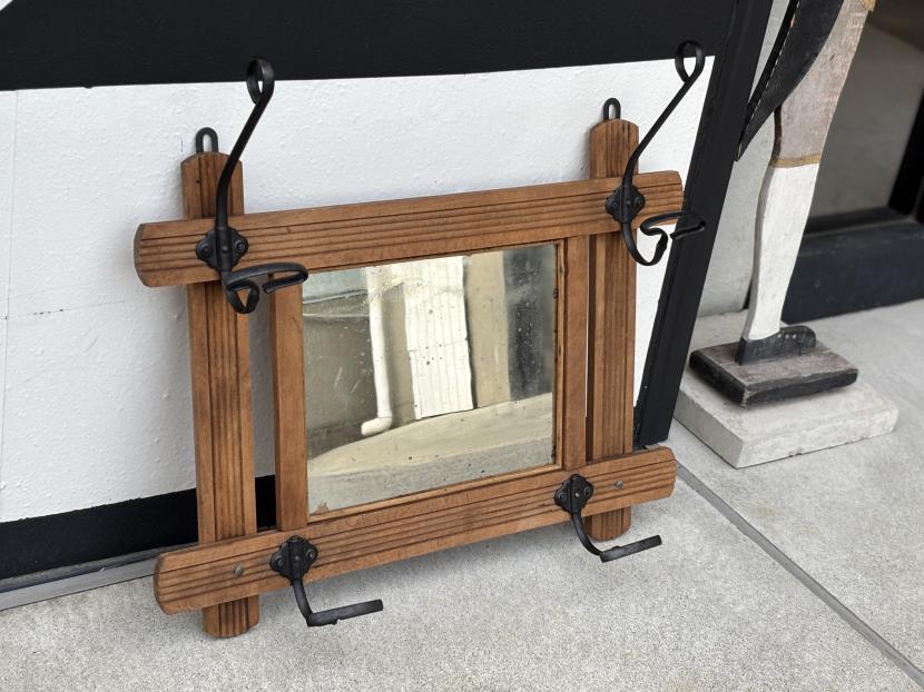 フランスアンティーク　アールデコ ウォールハンガーラック