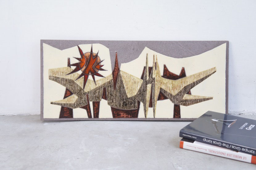 フレンチミッドセンチュリー Jean Jaffeux アブストラクトアート