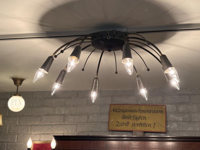 フレンチミッドセンチュリー　ヴィンテージ8灯 スパイダーランプ