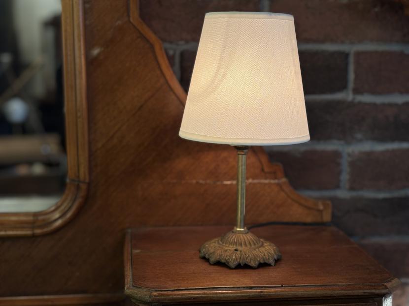 フランスアンティーク テーブルランプE