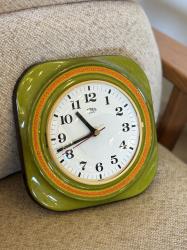 ドイツヴィンテージ　セラミックウォールクロック