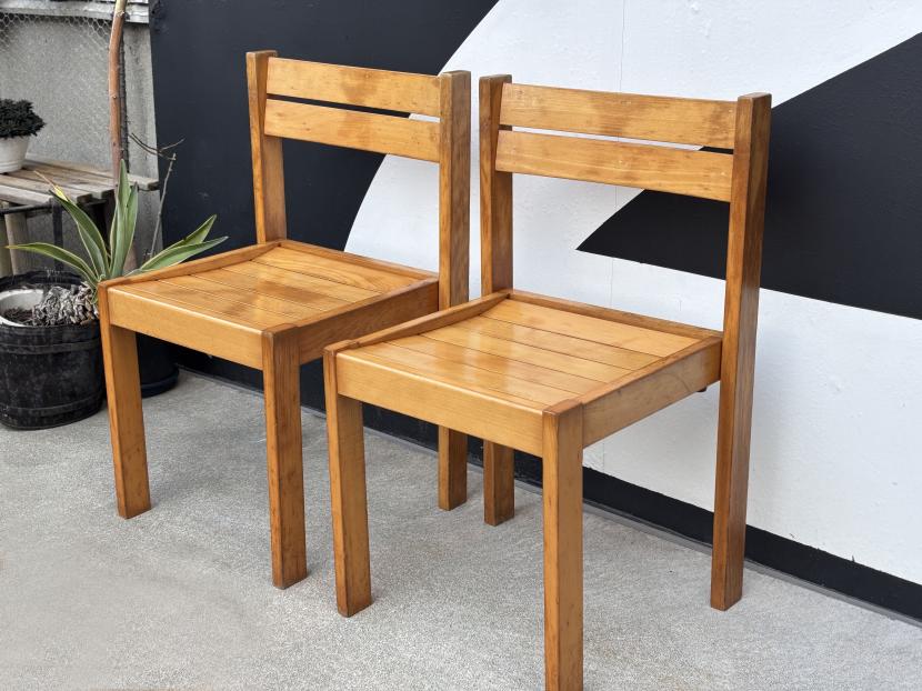 フランス ミッドセンチュリー モダンダイニングチェア A