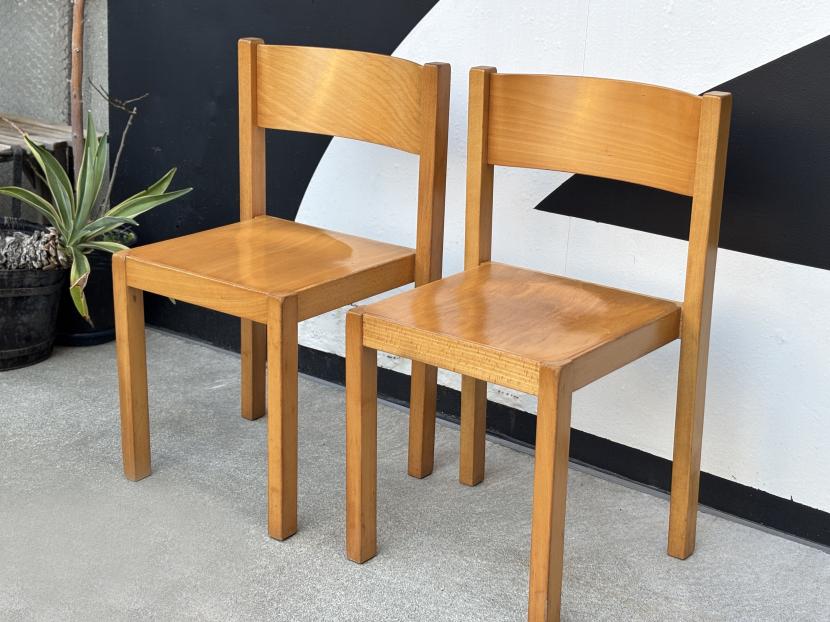 フランス ミッドセンチュリー モダンダイニングチェア D