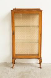 英国アンティーク　ガラスショーケース(飾り棚)