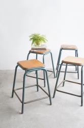 フランスヴィンテージ Mullca スタッキングスツール ③