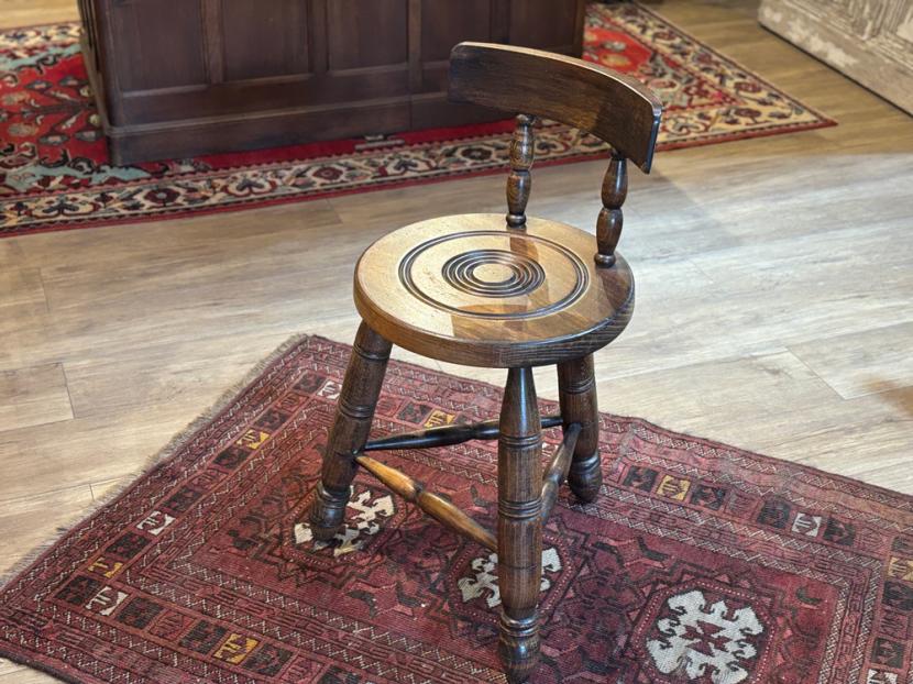 フランスアンティーク　ウッドチェア