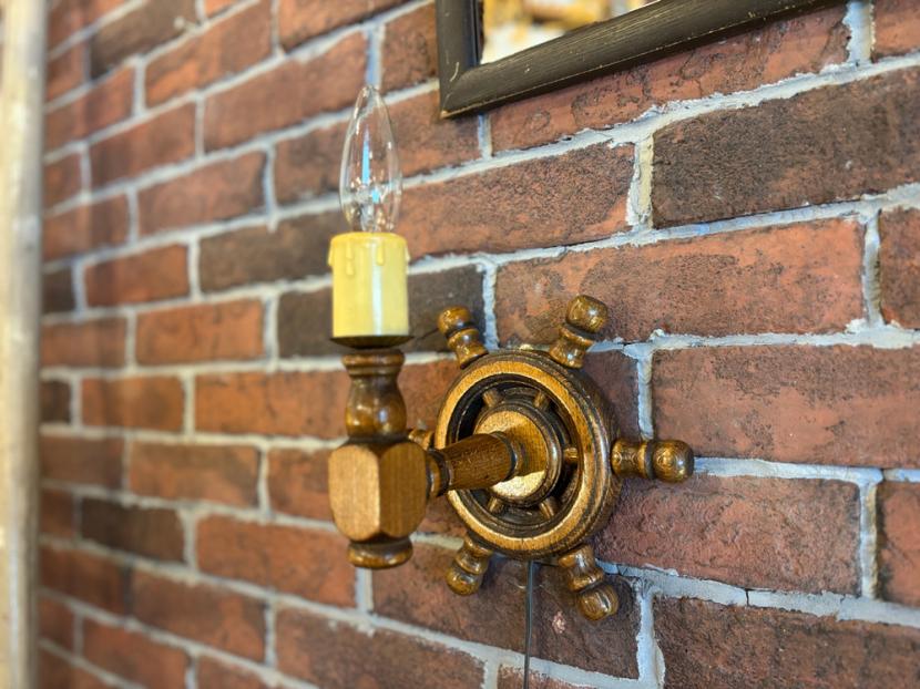 フランスアンティーク ブラケットランプ　①