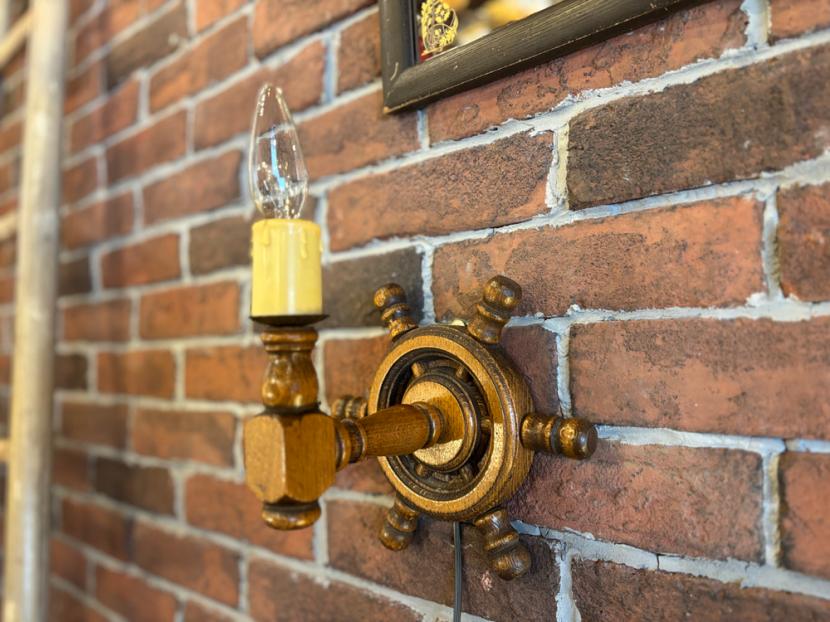 フランスアンティーク ブラケットランプ　②