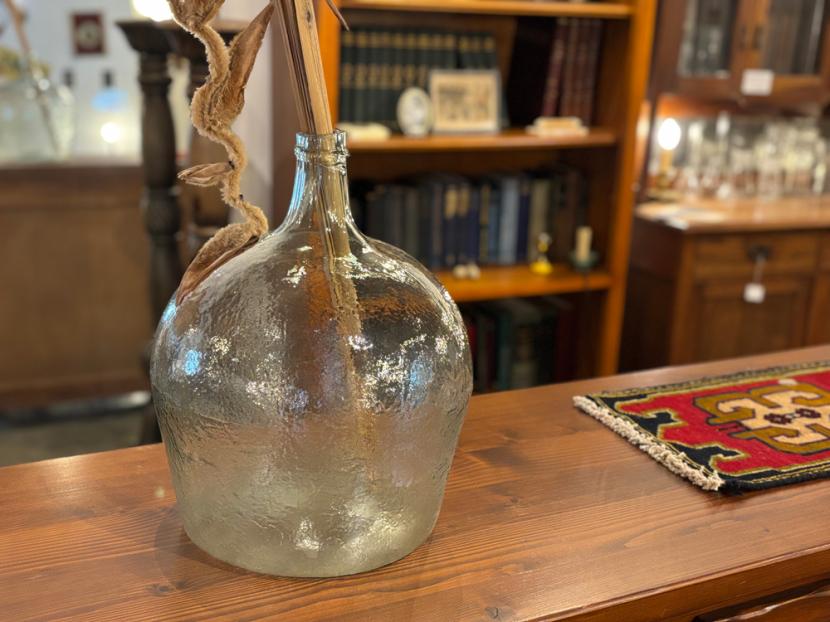 フランスアンティーク　ガラスボトル/デミジョンボトル