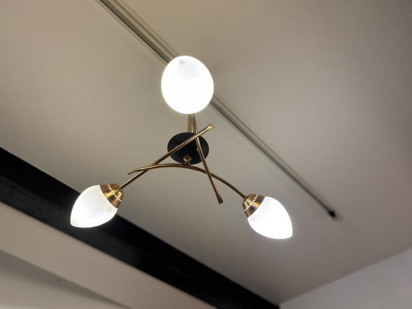 フレンチミッドセンチュリー ヴィンテージ 3灯シャンデリア