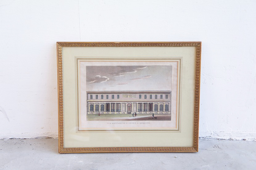  フランスアンティーク フレーム(Rue de l’École de Médecine)