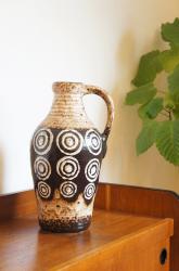 西ドイツBay Keramik社製 ヴィンテージフラワーベース　Fat Lava