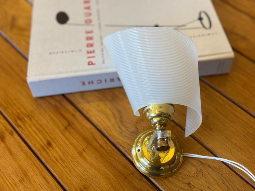 フレンチミッドセンチュリー　ヴィンテージブラケットランプ ①