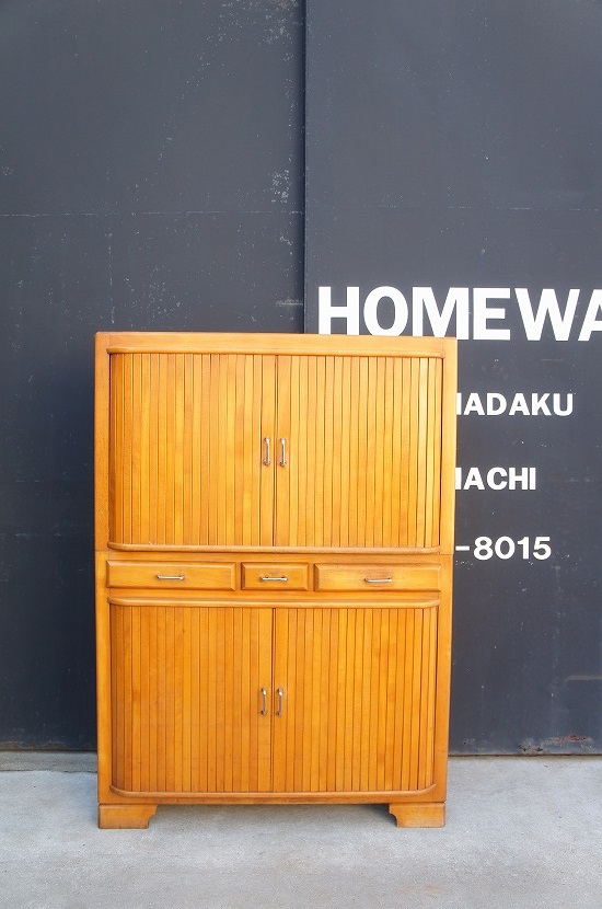 フレンチミッドセンチュリー　蛇腹キャビネット