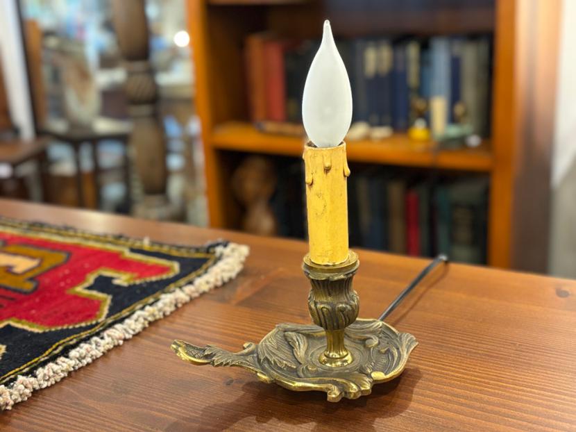フランスアンティーク キャンドルランプ