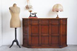 英国アンティーク　オーク材 バーカウンター