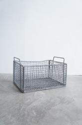 フランスアンティーク　メタルワイヤーボックス①