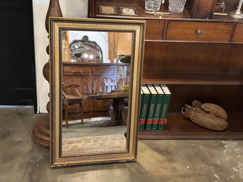 フランスアンティーク　ゴールドミラー