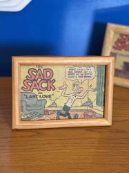ヴィンテージコミック額装アート「Sad Sack」スタンドタイプ