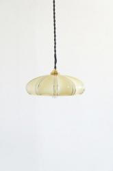 フランスヴィンテージ　ガラスペンダントランプ(在庫3)