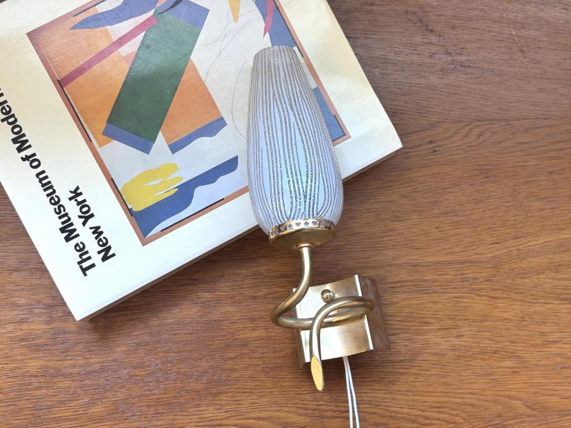 フレンチミッドセンチュリー　モダン ブラケットランプ ①