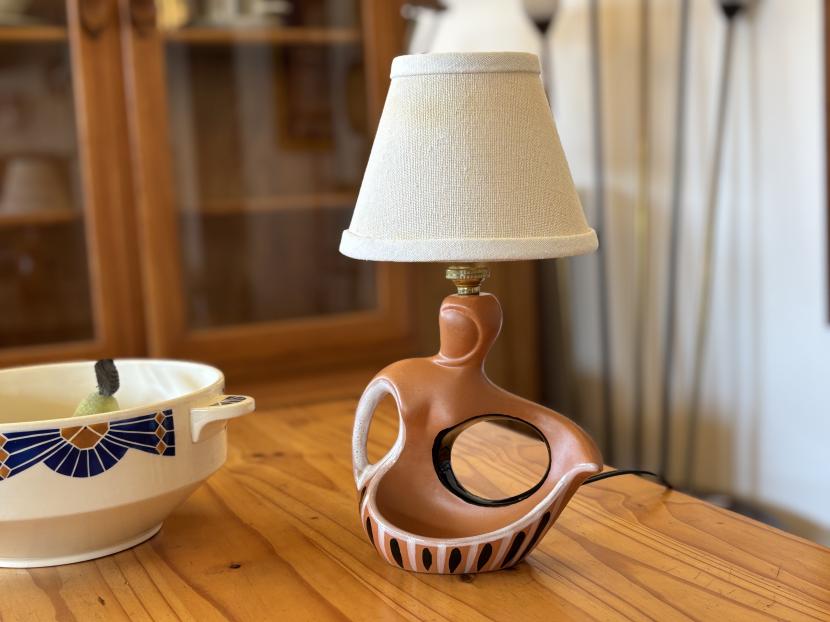フレンチミッドセンチュリー セラミック テーブルランプ