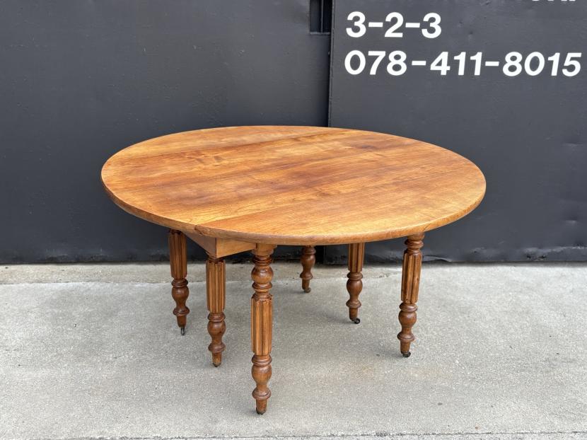 フランスアンティーク パイン バタフライテーブル