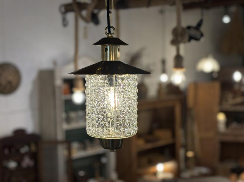 フレンチミッドセンチュリー ペンダントランプ