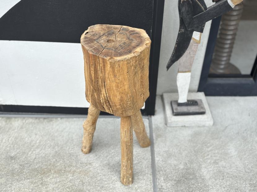 フランス アンティーク プリミティブ サイドテーブル