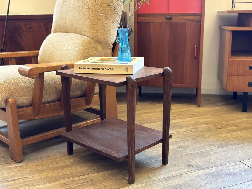 フランスアンティーク 2段サイドテーブル